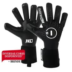 Luva de Goleiro Profissional Scorpius 2.0 + Brinde Corte Negativo Latex Alemão Grip Extremo Neoprene