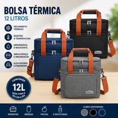 Bolsa térmica de camada dupla, bolsa de piquenique de grande capacidade para uso externo, bolsa para lancheira