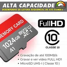Cartão De Memória A1 Micro SD 64GB 128GB 256GB 512GB 1TB 2TB