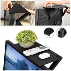 Prateleira para Monitor, Suporte para Tela de TV, tela, Organizador de TV Rack para escritório