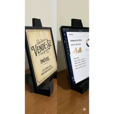 Expositor de Livros, tablets,placas e Sinalizações para vitrines,livrarias e organização. 3D leve e resistente