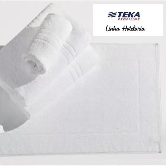 2 Pisos tapete toalha banheiro grosso teka 540 gr profiline