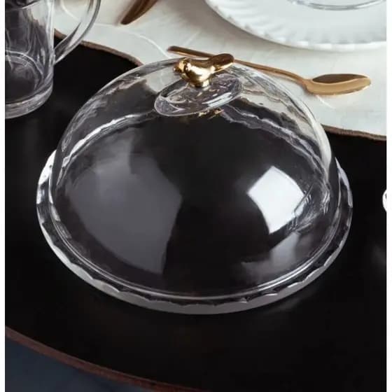 Queijeira Golden Bird 20cm com Tampa Cristal Ecológico - Wolff