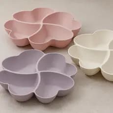 Petisqueira Lines Sortido 27cm x 27cm x 4,5cm PP e Bambu - Lyor
