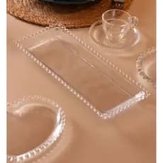 Travessa de Cristal Pearl 30cm x 13cm x 3cm - Wolff