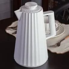 Garrafa Térmica Plissé 1L Branca - Wolff