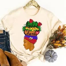 Haiti Camiseta Feminina Estética vintage Gótico streetwear 2000s kawaii goth Cute Kawai Praia Curtiçãp