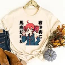 Kasane Teto top tees shoujo Verão Gráfico meme Festa Liquidação Camisa De Vendas anime Mangá