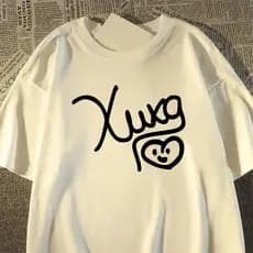 2026 Camiseta Estampa Coracao Sorri Xuxa T-shirt Unissex Streetwear Envio Imediato
