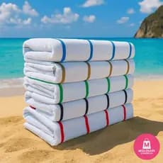 Toalha de Praia Banho Piscina Hotel 420g Grossa 75x150cm Grande