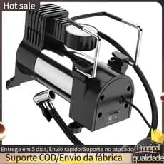Bomba Elétrica Portátil Para Inflar Pneus : De Ar Multifuncional Veículos Com Compressor De 12V Pequenos Fácil Instalaçã