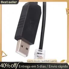 USB Para Rj11 Rj12 6P4C Adaptador Cabo De Controle Serial EQMOD-Montagem Pc Conectar Manual , 1.8M