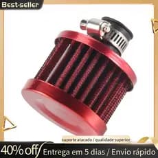 Cárter De Filtro De Ar Frio De Mini Respiro De Óleo De 13 Mm Para Cor De Carro : Prata