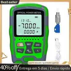 Teste De Rede Do Verificador Cabo Óptico Medidor De Potência Da Fibra Ótica
