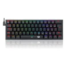 Teclado Mecânico Gamer Redragon Anivia Rgb Switch Brown Cor de teclado Preto Idioma Português Brasil