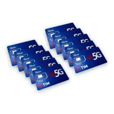 Chip Da Tim Kit Com 10 Unidades Pré Pago 5g Ddd 11 Ao 99