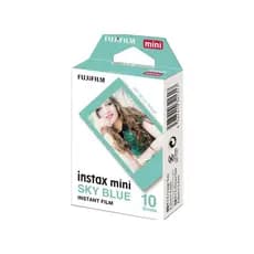 Filme Instantâneo Fujifilm Instax Mini Sky Blue com 10 Poses