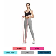 Faixa Elástica Exercícios Yoga Pilates Original Miniso