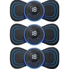 Mini Massageador Elétrico Portátil 19 Intensidades Para Alivio De Dores Musculares