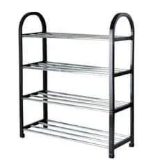 Sapateira 4 Andares 8 Pares de calçados Multiuso Para Casa Organizador
