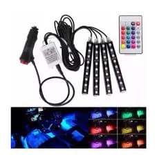 Kit Iluminação Interior Altaqualidade C/controle Carro Luz Led