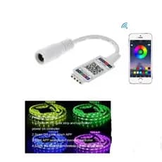 Mini controlador bluetooth RGB DC 5V 12V 24V controlador de música bluetooth para barra de luz LED