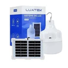 Lâmpada Bulbo De Led Solar10W  Portátil Acampamento