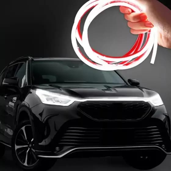 Luzes Fita  Led Sequencial Universal Start Ghost Para Capô Carro 1.5M/2M