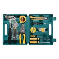 Kit de Ferramentas 9 ou 16 Peças com Maleta Portátil – Itens Essenciais para Reparos Domésticos