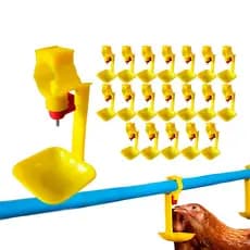 Bebedouro Para Aves Automático Frangos Granja - 20 unidades