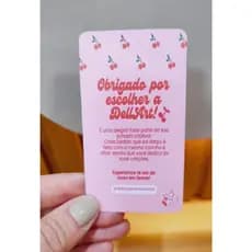 Kit empreendedor - 150 unidades - Adesivo + Cartão de visita + Cartão de Agradecimento.