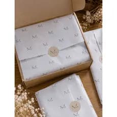 Papel de Seda Personalizado para Embalagens | Com Logo | Velas, Saboaria, Cosméticos e Papelaria