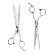 Kit Tesouras Desfiadeira 6.0 E Fio Navalha 6.0 Umi