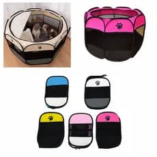 Cercado Pet Cachorro Gato Dobrável Portátil 65 cm x 40 cm