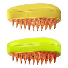 Escova Pet Recarregável USB 3 em 1 - Remove Pelos e Massagem para Gatos e Cães