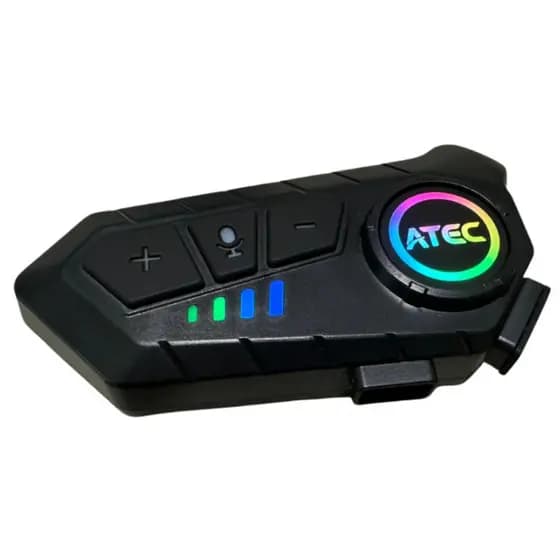 Fone intercomunicador de capacete moto Com Microfone interno Bluetooth D'Agua
