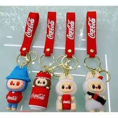 Chaveiro Bonequinho Personalizadas Coca-Cola Kawaii para Chaves e Mochilas