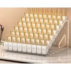 Organizador Acrílico Escada 7 Andares para Cosméticos