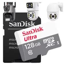 Cartão De Memória MicroSD128gb Classe 10 para celulares e câmeras de segurança