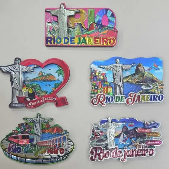 Imã De Geladeira Rio De Janeiro Cristo Lembrança Coleção  RJ Pronta Entrega