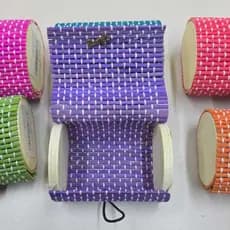 Mini Caixinha Bambu Porta Jóias Bijuterias Artesanato Caixa Bambu Pronta Entrega