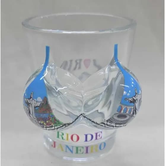 Copo De Shot Parte De Cima Biquini Rio Brasil Presentes Bebidas Shots Coleção Pronta Entrega