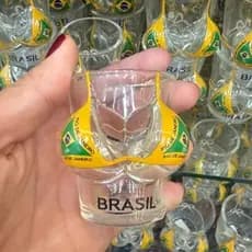 Copo De Shot Parte De Cima Biquini Bebidas Brasil Rio RJ Shots Coleção Pronta Entrega