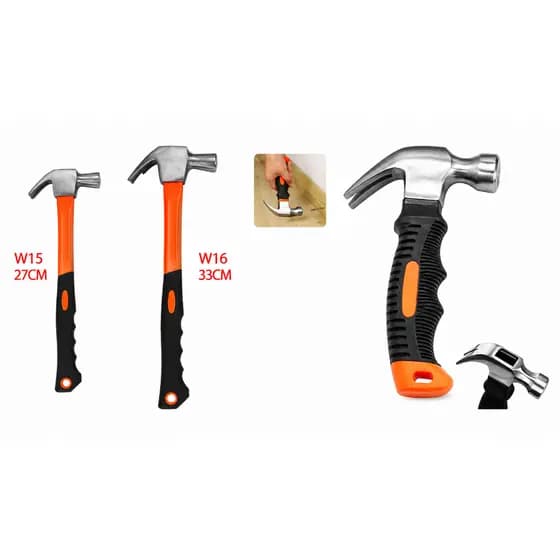 Martelos com Cabo de Fibra – Escolha o Modelo 16cm, 27cm, 33cm