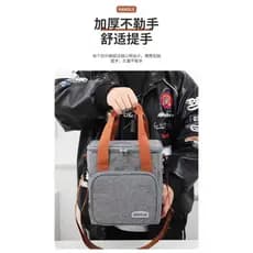 Bolsa Térmica Grande para Marmita Quente e Frio Lancheira para Passeio e Escola