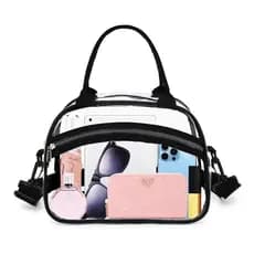 Bolsa Crossbody Transparente NRAOA , De Ombro Com Zíper De Grande Capacidade Armazenamento De PVC À Prova D'água