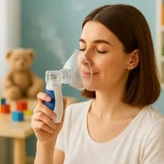 Inalador Portátil Silencioso Infantil e Adulto 8 ml Mesh Nebulizador Ultrassônico Inalação