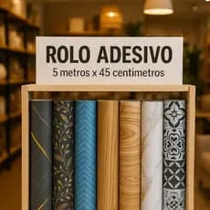 Adesivo Papel de Parede  Autocolante Importado 5 metros x 45cm = 2,25m²  Cozinha Quarto Sala Hall