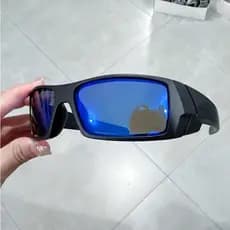Óculos de Sol Polarizados da Moda Esportivos Unissex com Cordão, Adequado para Ciclismo, Corrida,