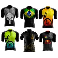 Camisa ciclismo Camiseta ciclismo masculina com proteção UV50+ SUPER PROMOÇÃO